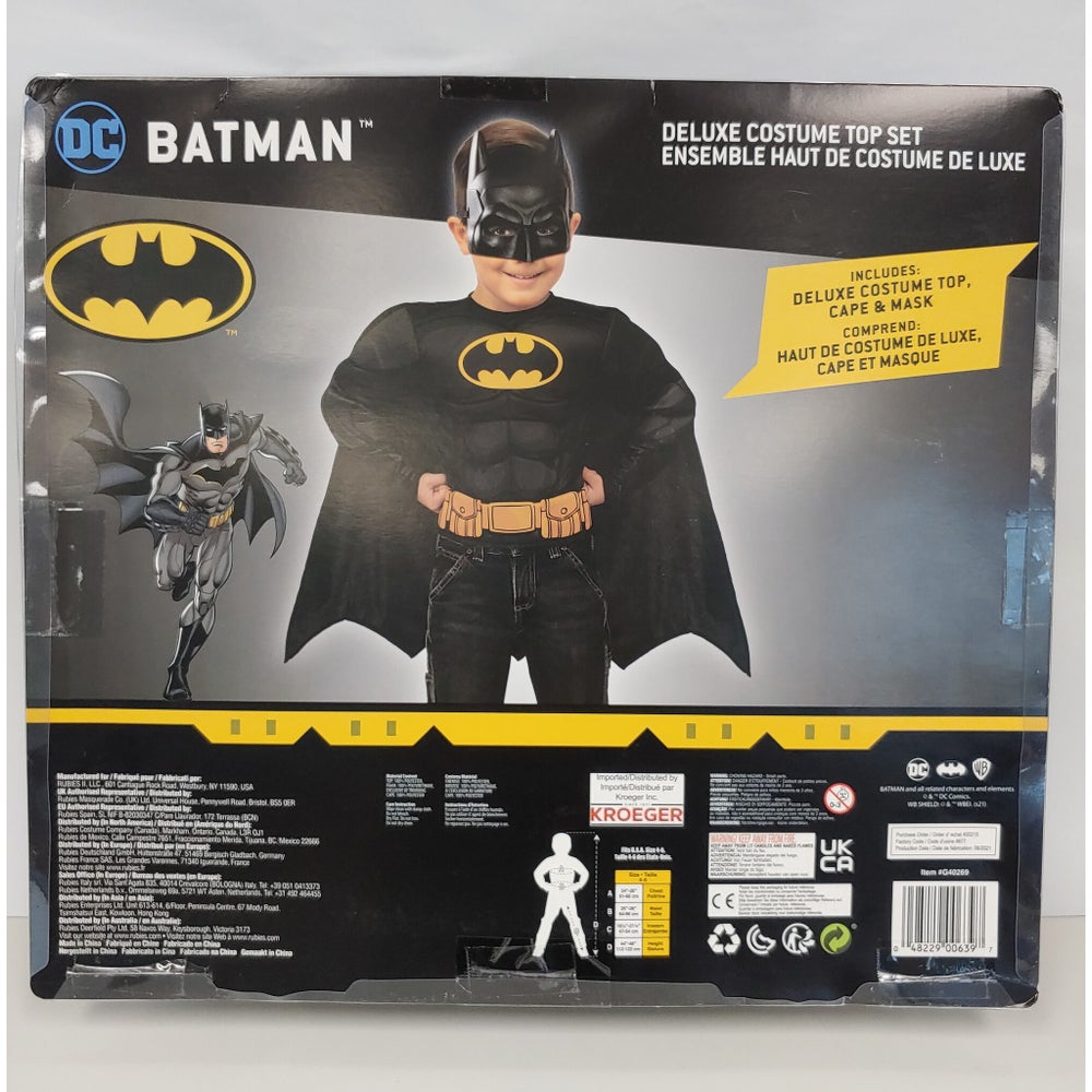 BATMAN DLX DRESS UP SET (4) BL